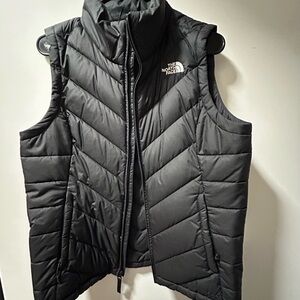 The North Face Black Puffer vest